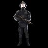 Lot # 293: The Expanse (2015-2022): Glen Miller's UNN Guard Complete Spacesuit Uniform with Light-up Helmet, Armor, Pack, Light-up Boots, and Rifle