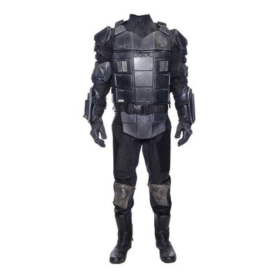 Lot # 302: The Expanse (2015-2022): Crawling UNN Guard Uniform with Light-up Boots