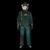 Lot # 305: The Expanse (2015-2022): Josep's (Samer Salem) Complete Bloody Spacesuit with Light-up Helmet, Pack, Harness and Light-up Boots