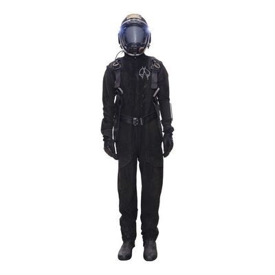 Lot # 331: The Expanse (2015-2022): Liang Walker's (Stuart Hughes) Bloody Outer Planets Alliance Spacesuit with Light-up Helmet, Harness, and Light-up Boots