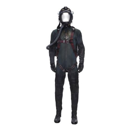 Lot # 333: The Expanse (2015-2022): Filip Inaros' Complete Stunt Spacesuit with Light-up Helmet, Harness, Pack and Light-up Boots