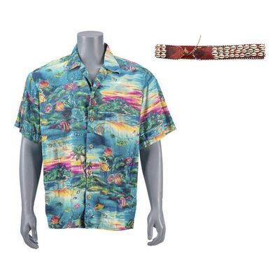 8. Ace Ventura's (Jim Carrey) Hawaiian Print Shirt with Belt ### ACE VENTURA: WHEN NATURE CALLS (1995)