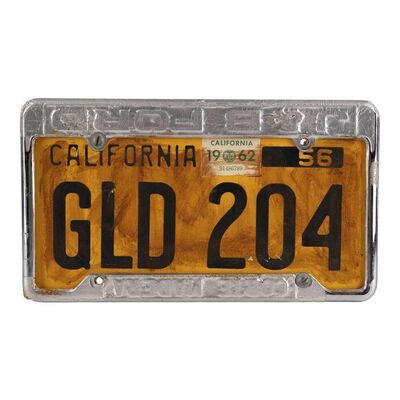 21. Bob Falfa's (Harrison Ford) Screen-Matched 1955 Chevy License Plate ### AMERICAN GRAFFITI (1973)
