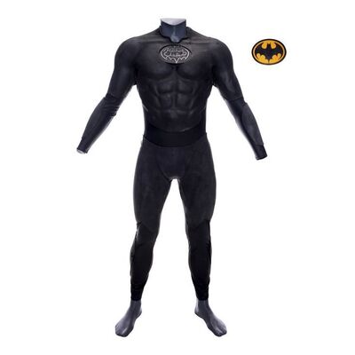26. Production-Made Batman's (Michael Keaton) Batsuit Components with Replica Emblem ### BATMAN (1989)
