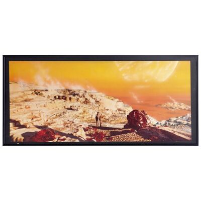 70. Matthew Yuricich Collection:Framed Hand-Painted Matthew Yuricich Vulcan Landscape Matte Painting Preliminary Artwork ### STAR TREK: THE MOTION PICTURE (1979)