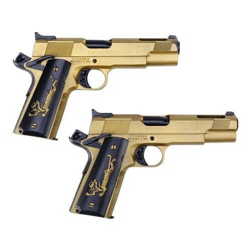 114. Pair of Castor Troy's (Nicolas Cage) Stunt Custom Springfield Armory M1911-A1 Pistols ### FACE/OFF (1997)