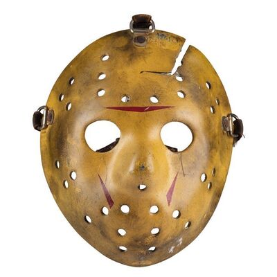 125. Jason Voorhees' (Kane Hodder) Screen-Matched Hockey Mask ### FRIDAY THE 13TH PART VIII: JASON TAKES MANHATTAN (1989)