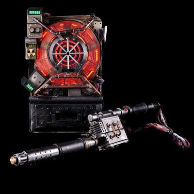 138. Dr. Jillian Holtzmann's (as played by Kate McKinnon) V-3 Light-Up Proton Pack and Wand ### GHOSTBUSTERS (2016)