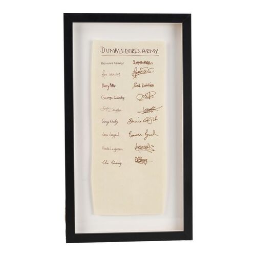 163. Framed Key Cast-Autographed "Dumbledore's Army" Parchment ### HARRY POTTER AND THE ORDER OF THE PHOENIX (2007)