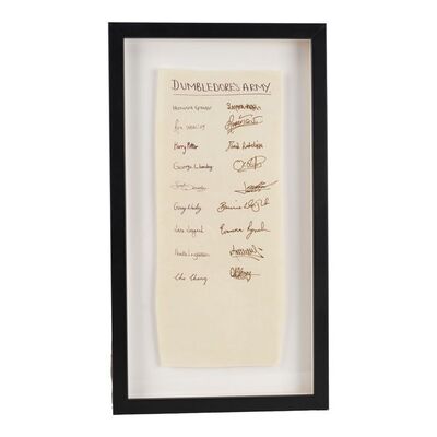 163. Framed Key Cast-Autographed "Dumbledore's Army" Parchment ### HARRY POTTER AND THE ORDER OF THE PHOENIX (2007)