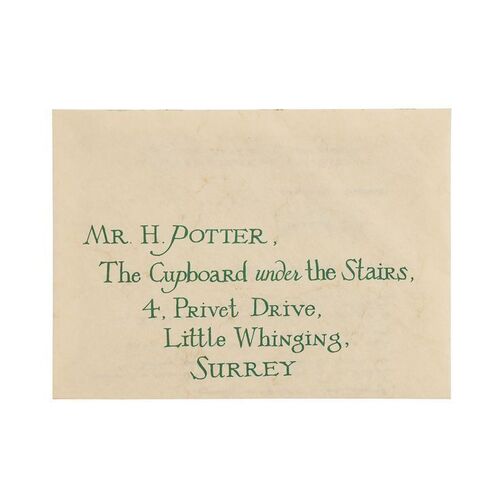 164. Hero Wax-sealed Hogwarts Acceptance Letter ### HARRY POTTER AND THE PHILOSOPHER'S STONE (2001)