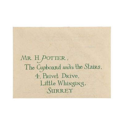 164. Hero Wax-sealed Hogwarts Acceptance Letter ### HARRY POTTER AND THE PHILOSOPHER'S STONE (2001)