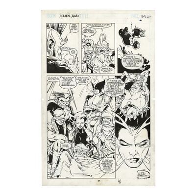 217. Hand-Drawn Jim Lee and Adam Hughes X-Men Annual Vol. 2 No. 1 P. 27 ### MARVEL COMICS