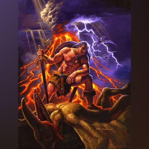 218. Framed Hand-Painted Greg Hildebrandt Conan the Barbarian Vol. 3 No. 1 Variant Cover Artwork ### MARVEL COMICS