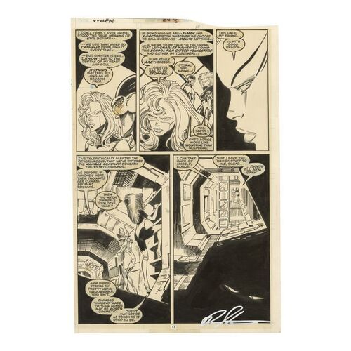 219. Hand-Drawn Marc Silvestri and Hilary Barta Uncanny X-Men No. 243 P. 17 ### MARVEL COMICS