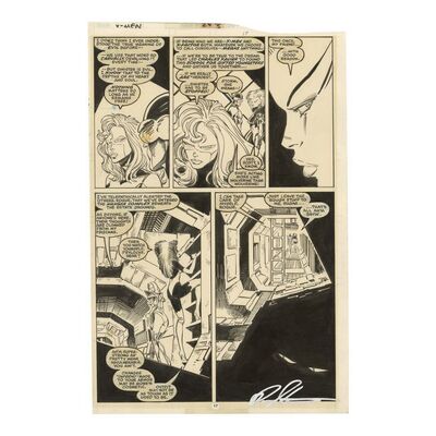 219. Hand-Drawn Marc Silvestri and Hilary Barta Uncanny X-Men No. 243 P. 17 ### MARVEL COMICS