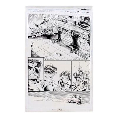 222. Hand-Drawn Joe Madureira and Dan Green Uncanny X-Men No. 312 P. 22 ### MARVEL COMICS