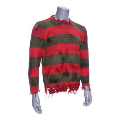251. Freddy Krueger's (Robert Englund) Distressed Sweater ### NIGHTMARE ON ELM STREET 3, A: DREAM WARRIORS (1987)