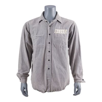 284. Ellis Boyd "Red" Redding's (Morgan Freeman) Shirt ### THE SHAWSHANK REDEMPTION (1994)