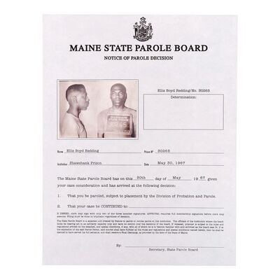 285. Ellis Boyd "Red" Redding's (Morgan Freeman) Parole Decision Notice ### THE SHAWSHANK REDEMPTION (1994)