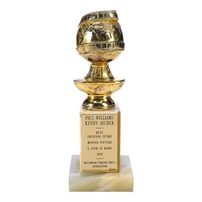 293. Paul Williams' and Kenny Ascher's 1976 Golden Globe Award for Best Original Score ### STAR IS BORN, A (1976)