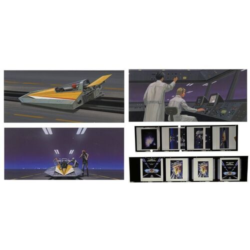 315. Douglas Trumbull Collection: Set of Three Hand-Painted Ralph McQuarrie Showscan Concept Artworks with Transparencies ### SHOWSCAN