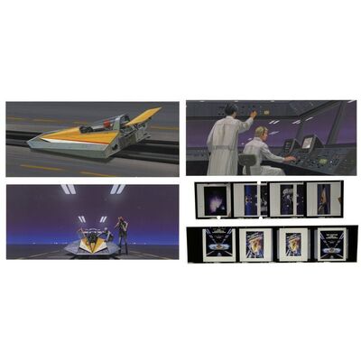 315. Douglas Trumbull Collection: Set of Three Hand-Painted Ralph McQuarrie Showscan Concept Artworks with Transparencies ### SHOWSCAN