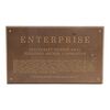 320. Michael and Denise Okuda Collection: Michael Okuda-Signed Enterprise Dedication Plaque ### STAR TREK: ENTERPRISE (T.V. SERIES, 2001 - 2002)