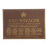 323. Michael and Denise Okuda Collection: Back-Up USS Voyager Dedication Plaque ### STAR TREK: VOYAGER (1995-2001)