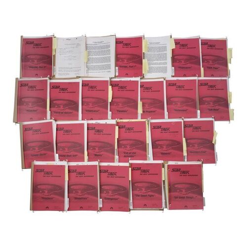 331. Michael and Denise Okuda Collection: Set of Season 7 Scripts ### STAR TREK: THE NEXT GENERATION (T.V. SERIES, 1993 - 1994)