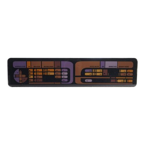 333. Michael and Denise Okuda Collection: Tactical Console LCARS Panel ### STAR TREK: VOYAGER (T.V. SERIES, 1995 - 2001)