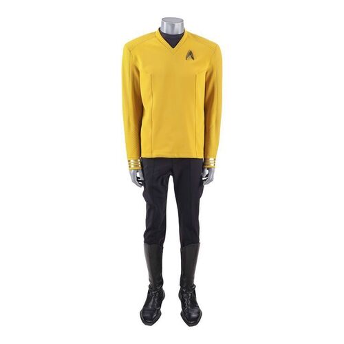 385. Captain Christopher Pike's (Anson Mount) Screen-Matched Starfleet Uniform Costume with Badge ### STAR TREK: STRANGE NEW WORLDS (T.V. SERIES 2022 -PRESENT)