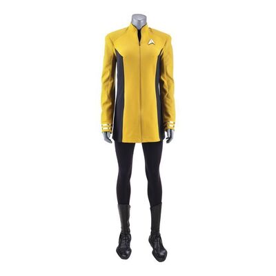 387. "Number One" Una Chin-Riley's (Rebecca Romijn) Starfleet Uniform Costume ### STAR TREK: STRANGE NEW WORLDS (T.V. SERIES 2022 -PRESENT)