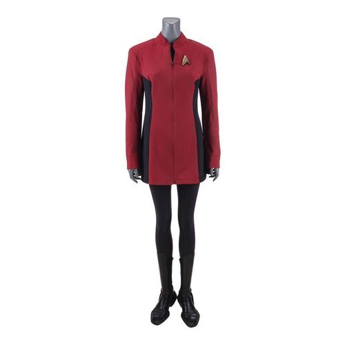 388. Nyota Uhura's (Celia Rose Gooding) Starfleet Uniform Costume ### STAR TREK: STRANGE NEW WORLDS (T.V. SERIES 2022 -PRESENT)