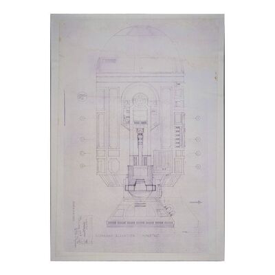 402. Linen-Backed Full-Scale Starboard Elevation "Robot R2" Production Blueprint ### STAR WARS: A NEW HOPE (1977)