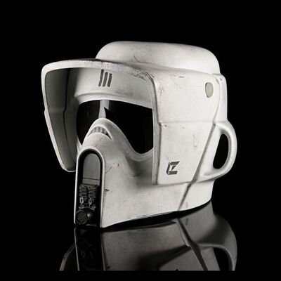 414. Imperial Scout Trooper "Biker Scout" Helmet ### STAR WARS: RETURN OF THE JEDI (1983)