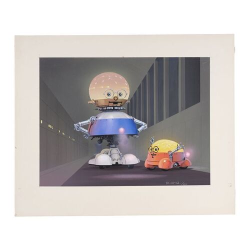 419. Hand-Painted Ralph McQuarrie Sparky and Speedo Production Painting ### STAR WARS: PANASONIC COMMERCIAL (1988)