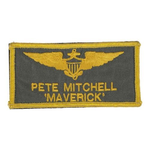 455. Pete "Maverick" Mitchell's (Tom Cruise) Production-Made Flight Suit Patch ### TOP GUN (1986)