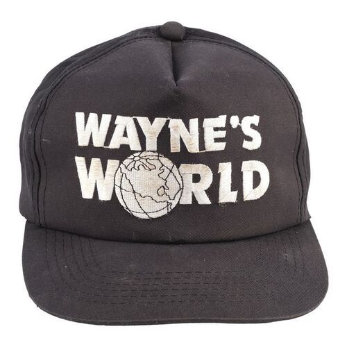 466. Wayne Campbell's (Mike Myers) Production-Made "Wayne's World" Hat ### WAYNE'S WORLD 2 (1993)