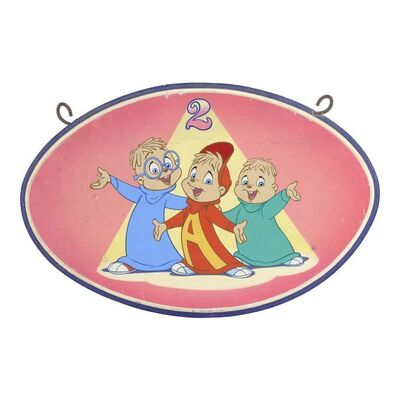 518. Hand-Painted Andrew Gaskell Studio Sign ### ALVIN & THE CHIPMUNKS (1983-1990)