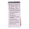 529A. Framed Austin Powers' (Mike Myers) "Things To Do Before I Die" Notepad ### AUSTIN POWERS IN GOLDMEMBER (2002)