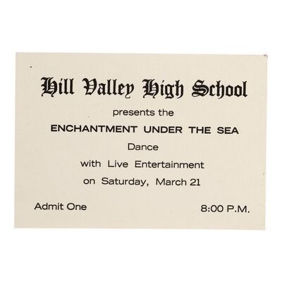 538. Production-Made Enchantment Under the Sea Dance Ticket ### BACK TO THE FUTURE (1985)