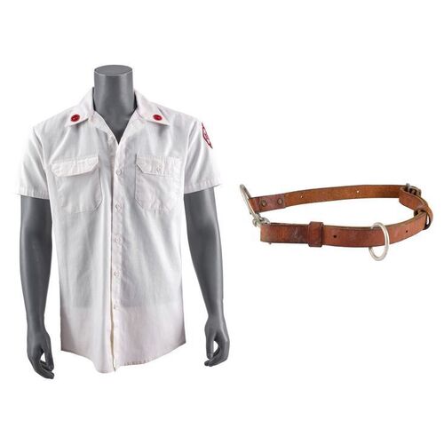 550. Lieutenant Stephen "Bull" McCaffrey's (Kurt Russell) Chicago Fire Department Shirt and Tool Belt ### BACKDRAFT (1991)