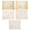 606. Set of Five Printed Set Blueprints ### BEETLEJUICE (1988)
