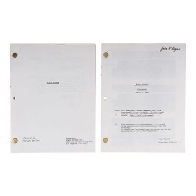 643. Production Script and Storyboards ### BLADE RUNNER (1982)