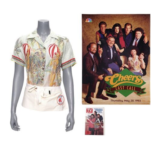 688. Carla Tortelli's (Rhea Perlman) Shirt, Bar Apron, and Accessories ### CHEERS (T.V. SERIES 1982-1993)