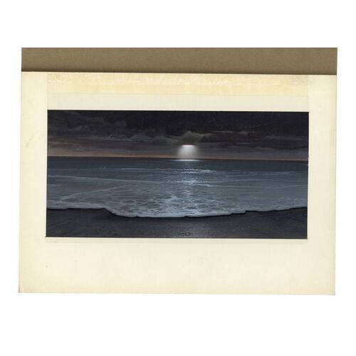 705. Hand-Painted Ralph McQuarrie Alien Ship Over Sea Cel ### COCOON (1985)