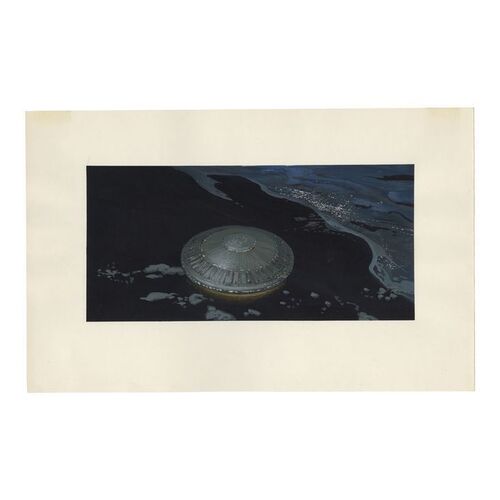 706. Hand-Painted Ralph McQuarrie Alien Ship Approaches Coast Painting ### COCOON (1985)