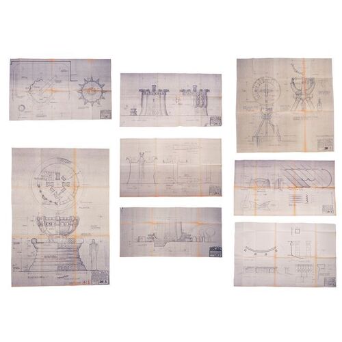 712. Set of Eight Snake Tower Blueprints ### CONAN THE BARBARIAN (1982)
