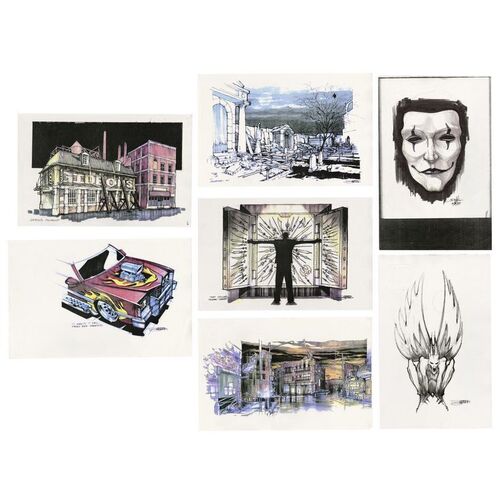726. Hand-Drawn Sketches and Concept Art Prints ### THE CROW (1994)